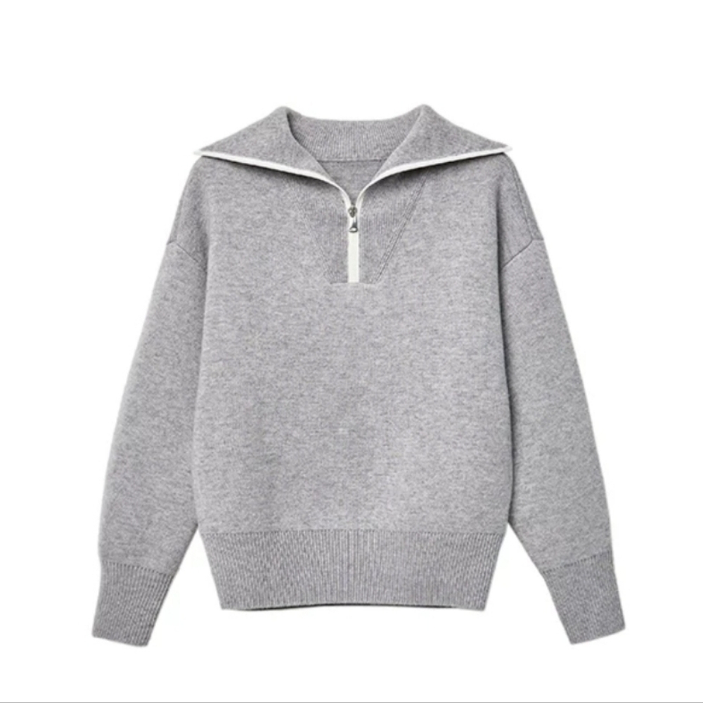 Grey Wool Sweater - Picture 2 of 12